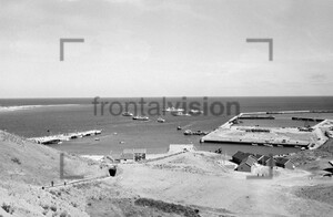 City and harbour of Helgoland 1959