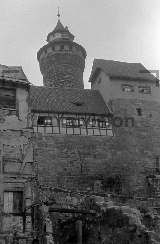 Nürnberger Burg Kaiserburg 1954 | Nuremberg Castle 