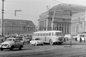 Leipzig Hauptbahnhof Main railway station 1963