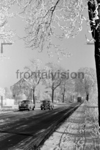 Bundesstraße Berlin Mahlsdorf Winter 1963