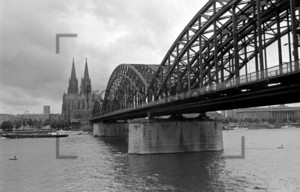 Kölner Dom Cologne Cathedral, Hohenzollern bridge