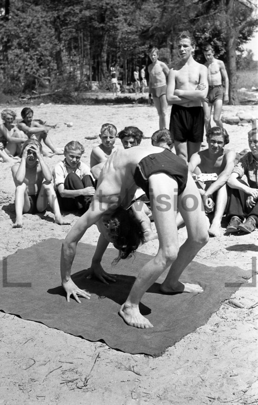 Sport am See Strand 1953 