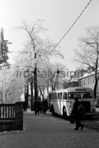 Bushaltestelle Berlin Mahlsdorf Winter 1963