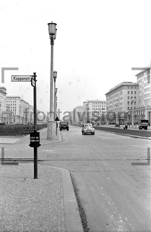Koppenstraße Berlin 1953 