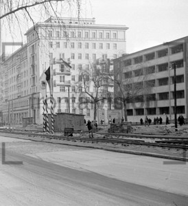 Laubenganghäuser Karl Marx Allee 1953