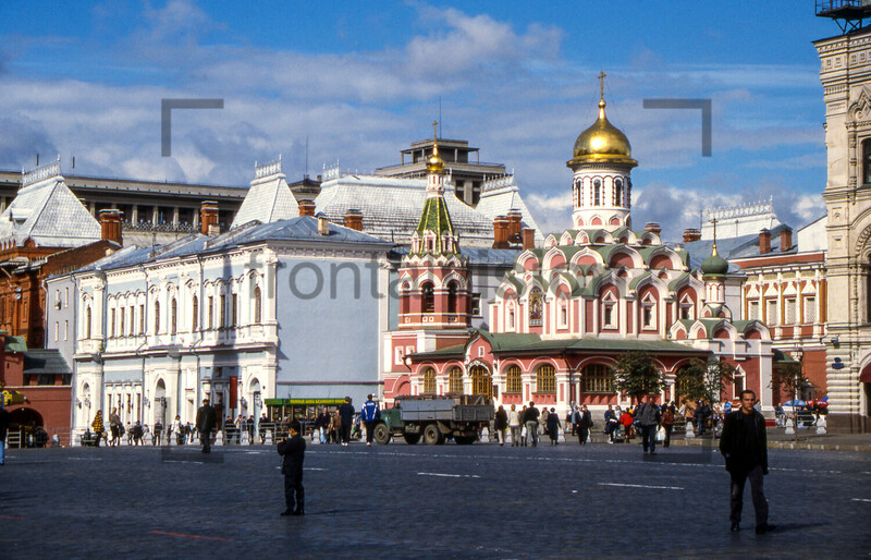 Roter Platz, Red Square Moscow Kazan Cathedral 2000 