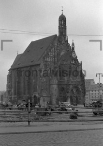 Frauenkirche Nürnberg Nuremberg 1954