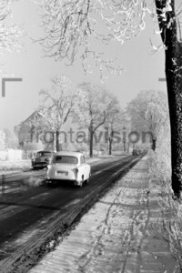 Bundesstraße Berlin Mahlsdorf Winter 1963