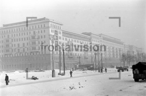 Stalinallee Block C Berlin Winter 1952