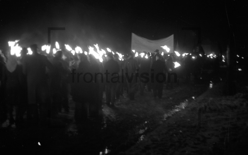 Fackelzug für Wilhelm Pieck | GDR Torchlight procession 