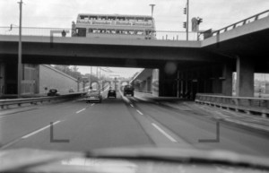 Autobahn in Düsseldorf 1960