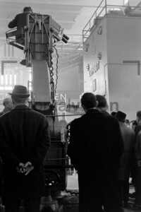 Fernsehkamera Kran Leipziger Messe 1963 Trade Fair TV camera crane