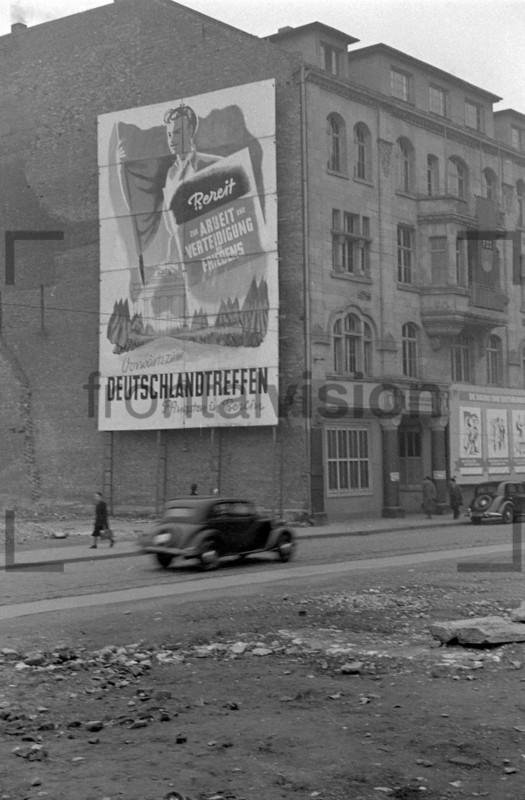Wandplakat zu Deutschlandtreffen 1950 