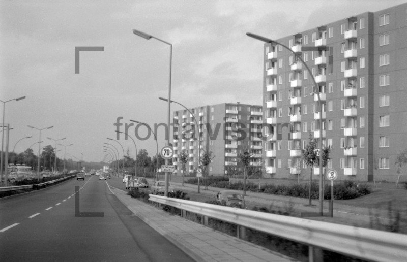 Autobahn in Düsseldorf 1960 