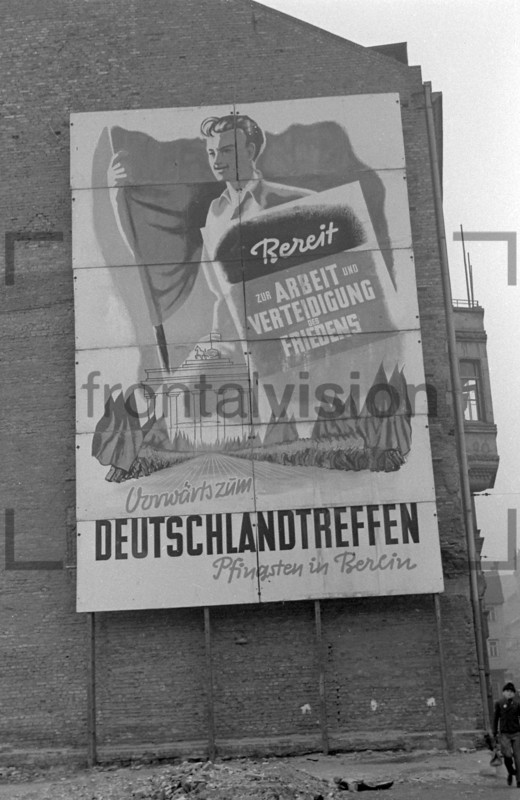 Wandplakat zu Deutschlandtreffen 1950 
