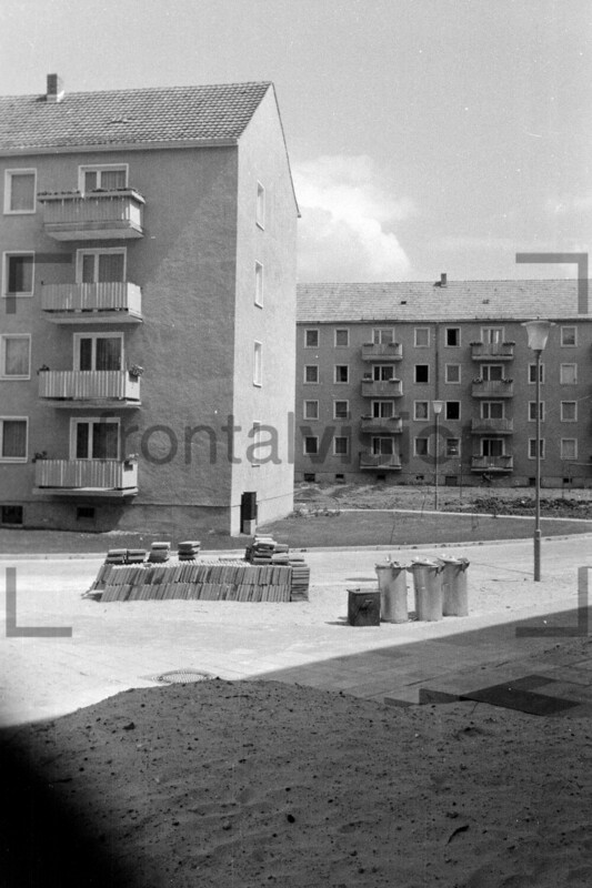 Bau Wohngebiet Waldstadt I Potsdam 1963 