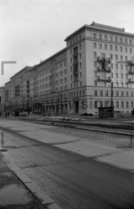 Bau der Stalinallee Ostberlin 1952 | Building Stalinallee East Berlin 1952