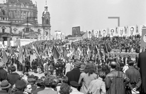 Labor Day procession in Berlin 1951