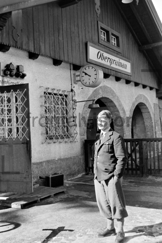 Bahnhof Obergrainau 1956 