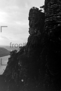 Bastei Fels Elbsandsteingebirge Elbe Sandstone Mountains
