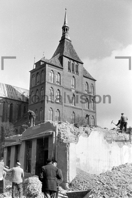 Marienkirche Rostock 1956 