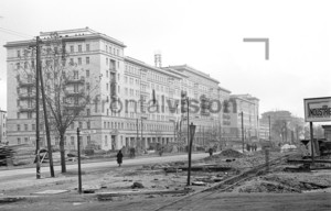 Bau der Stalinallee Ostberlin | Building Stalinallee East Berlin