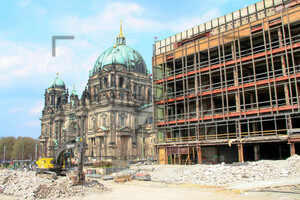Abriss Palast der Republik Berlin 2006, Berliner Dom Demolish Palace of the Republic Berlin 2006
