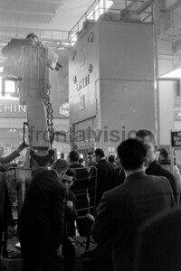 Fernsehkamera Kran Leipziger Messe 1963 Trade Fair TV camera crane