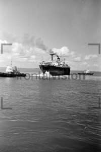 Frachtschiff Lotsenboot Nordsee | Cargo ship Pilot boat 1959