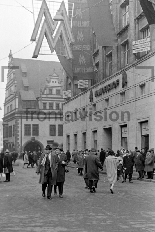 Handelshof Leipzig Messe Innenstadt 1963 