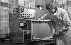 Fernsehgerät in den 1960er Jahren - Television in the 1960er years
