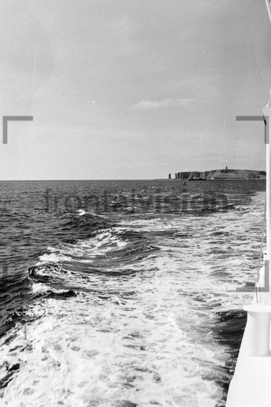 Helgoland from a ship 1959 