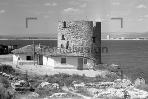 Alter Turm / Ancient tower at seaside Nessebar Bulgaria 1965