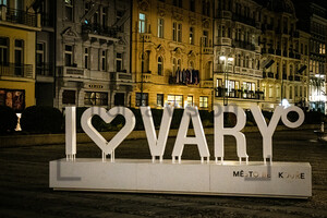 I love Vary Karlovy Vary, Karlsbad at night