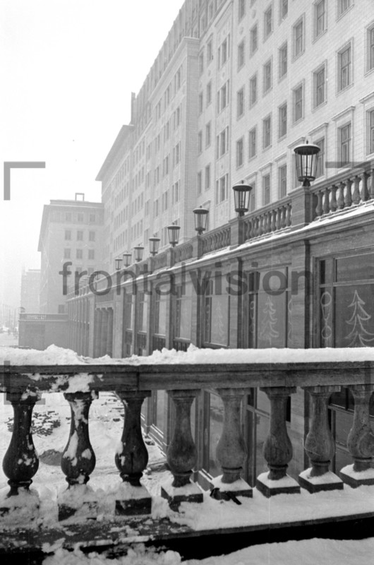 Stalinallee Block C Berlin Winter 1952 