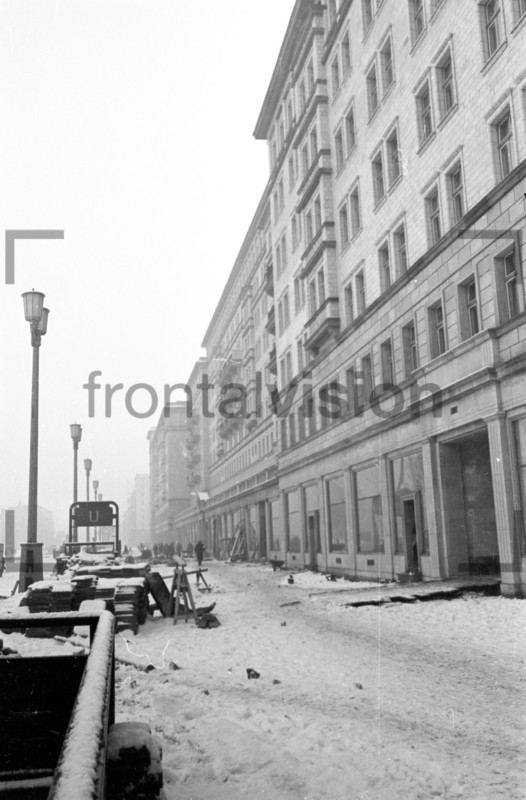 Stalinallee Block E Ostberlin 1952 