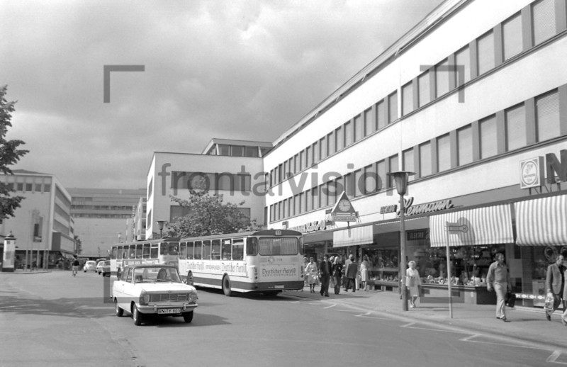 Bonn Bad Godesberg Centre Theaterplatz 1974 Historical Image 