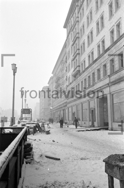 Stalinallee Block E Ostberlin 1952 