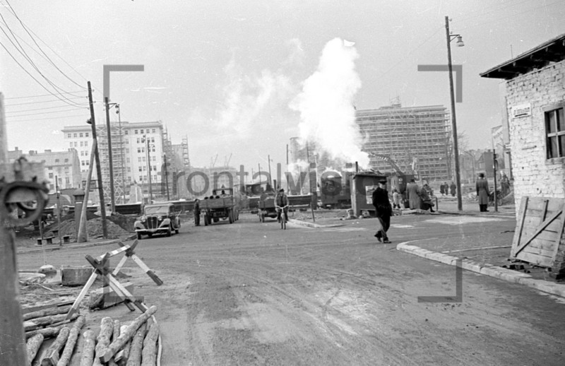 Stalinallee Baustelle 1953 