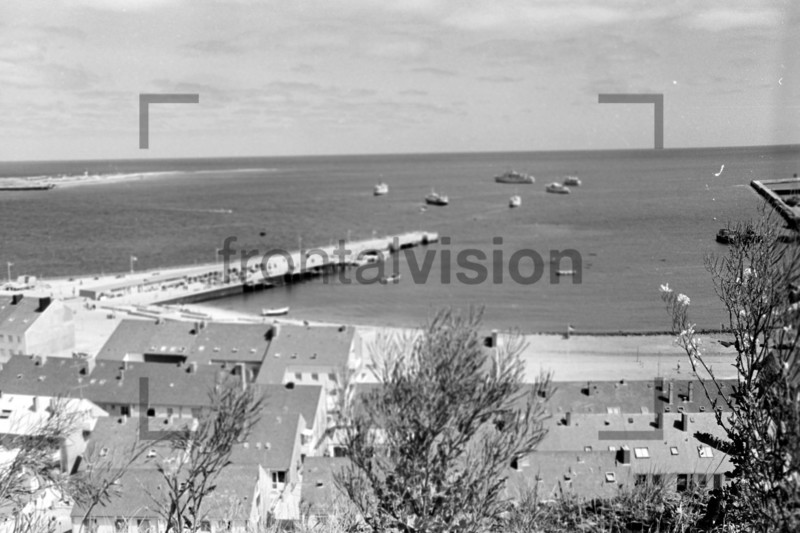 Harbour Hafen von Helgoland 1959 