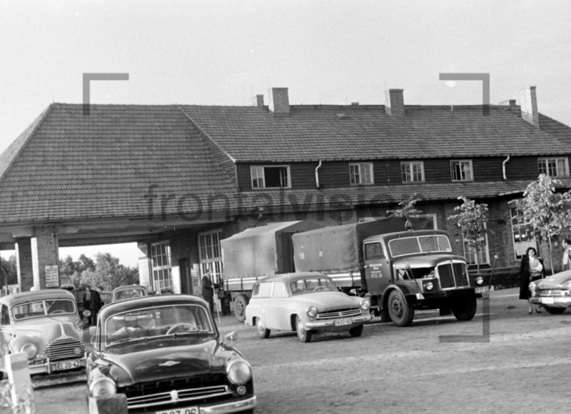 Tankstelle Petrol Station 1958 