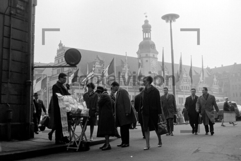 Historical photographs of Leipzig's city centre