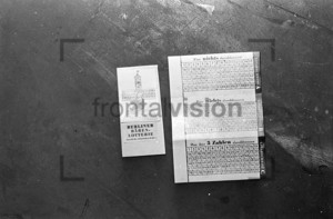 Lotto DDR Lottoschein 1953