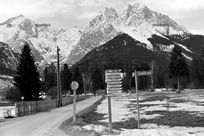 Zigeunerweg Grainau 1956 