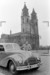 Auto vor Magdeburger Dom, Domplatz 1958