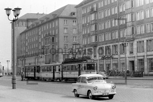 Wilsdruffer Straße Straßenbahn Dresden 1963