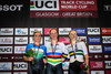 ZABELINSKAYA Olga, WILD Kirsten, EDMONDSON Annette: UCI Track Cycling World Cup 2019 – Glasgow
