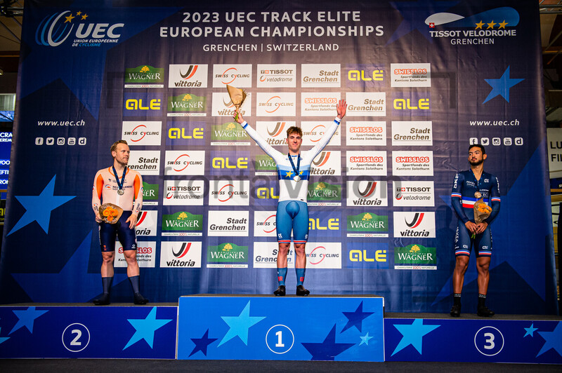 EEFTING Roy, WOOD Oliver, GRONDIN Donavan: UEC Track Cycling European Championships – Grenchen 2023 