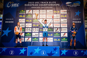 EEFTING Roy, WOOD Oliver, GRONDIN Donavan: UEC Track Cycling European Championships – Grenchen 2023