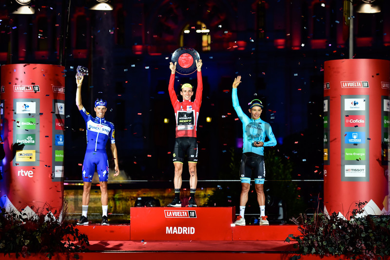 MAS NICOLAU Enric, YATES Simon, LOPEZ MORENO Miguel Angel: Vuelta a EspaÃ±a 2018 - 2. Stage 